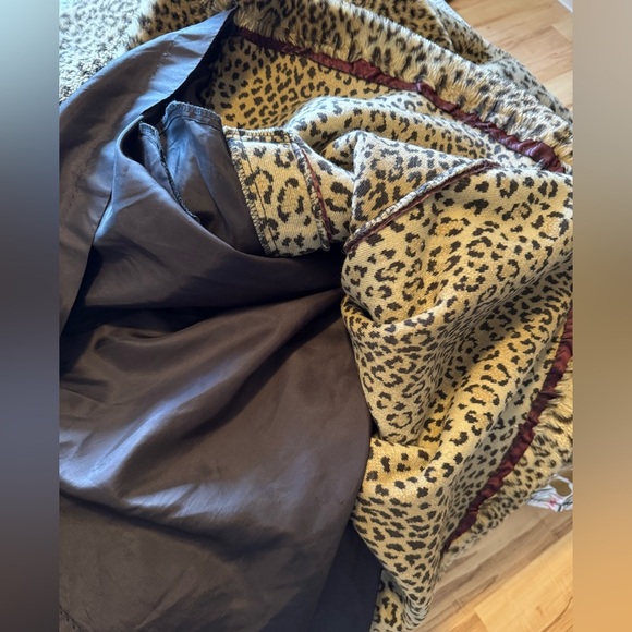 VTG Norm Thompson Faux Fur Coat Oversized Leopard Cheetah Size Small EUC - Picture 11 of 11